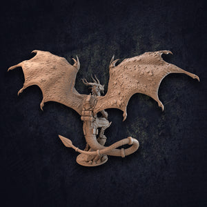 Noddrym, Armored Paladin Dragon - Paladin Dragon and Trapper Pack - Dragon Trapper's Lodge Wargaming D&D DnD