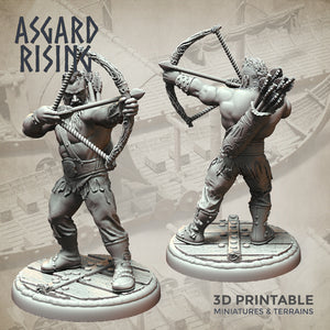 Viking Archers Set  - Asgard Rising Miniatures - Wargaming D&D DnD