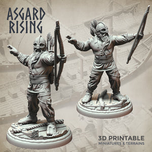 Viking Archers Set  - Asgard Rising Miniatures - Wargaming D&D DnD