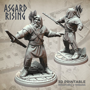 Viking Archers Set  - Asgard Rising Miniatures - Wargaming D&D DnD