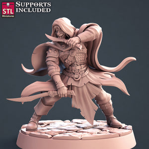 Assassins Set - STL Miniatures - Wargaming D&D DnD