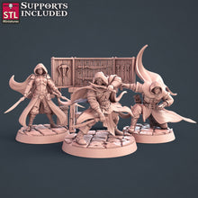 Load image into Gallery viewer, Assassins Set - STL Miniatures - Wargaming D&amp;D DnD