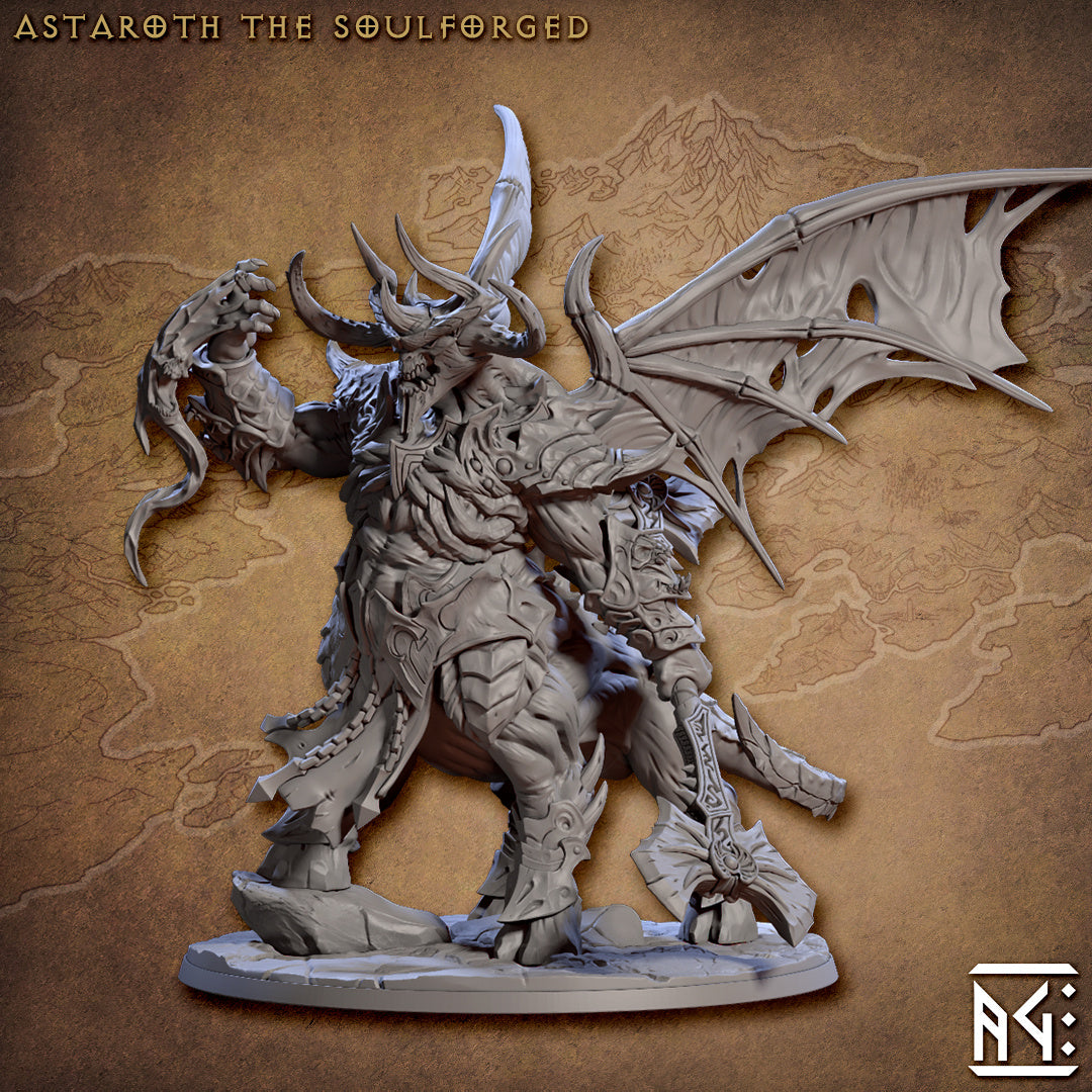 Astaroth, the Soulforged - The Demon King's Spawn - Artisan Guild Minis Wargaming D&D DnD