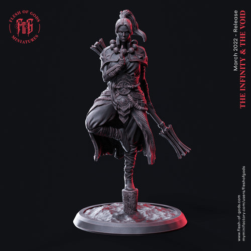 Thalia, Human Monk - Infinity and the Void - Flesh of Gods Wargaming D&D DnD