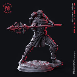Galrian, Master of Spear and Shield - Infinity and the Void - Flesh of Gods Wargaming D&D DnD