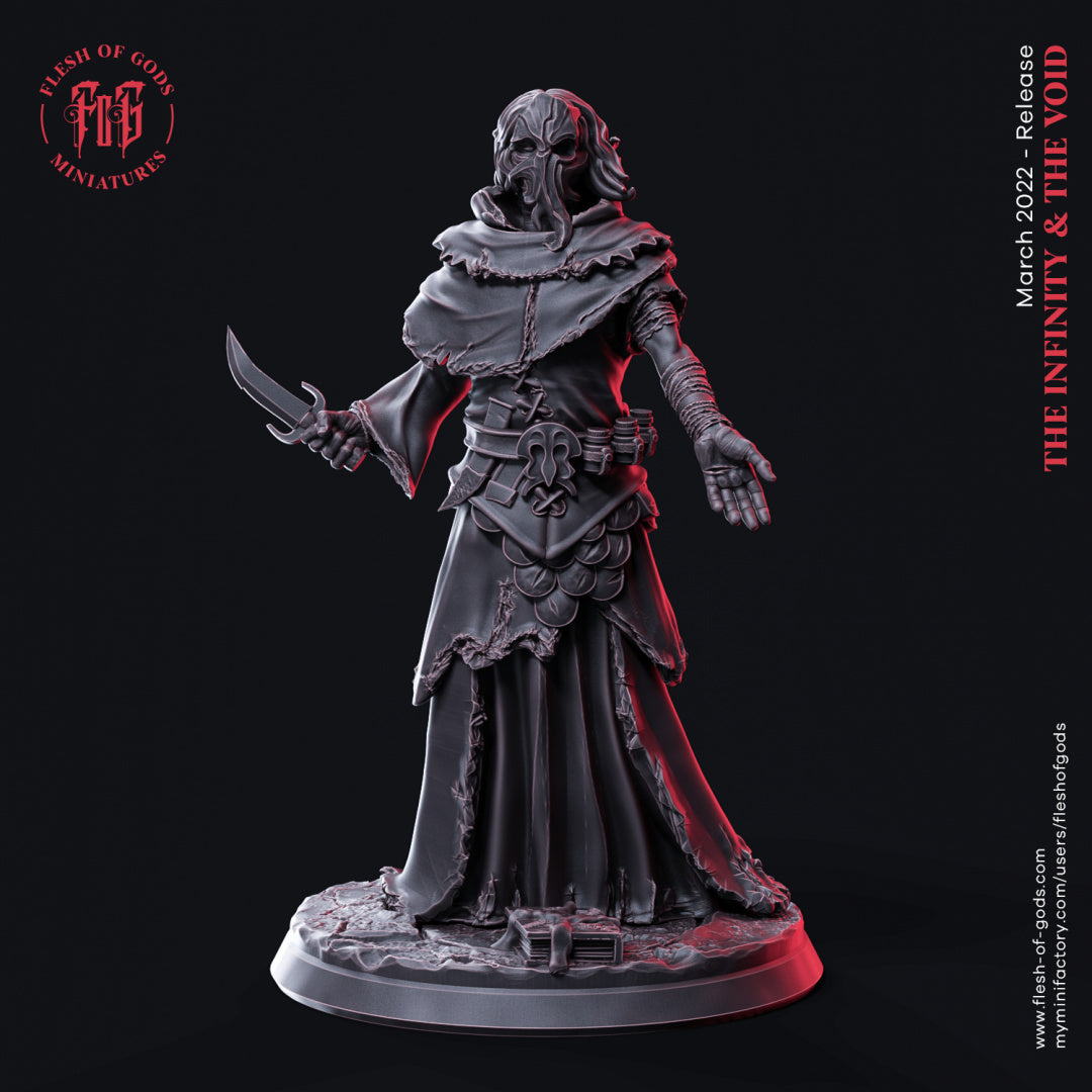 Ancient One Cultist with Blade - Infinity and the Void - Flesh of Gods Wargaming D&D DnD