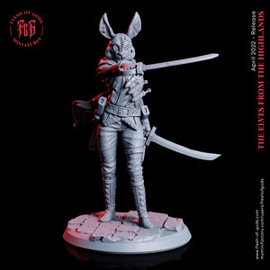 The Bunny Killer - Elves from the Highlands - Flesh of Gods Wargaming D&D DnD