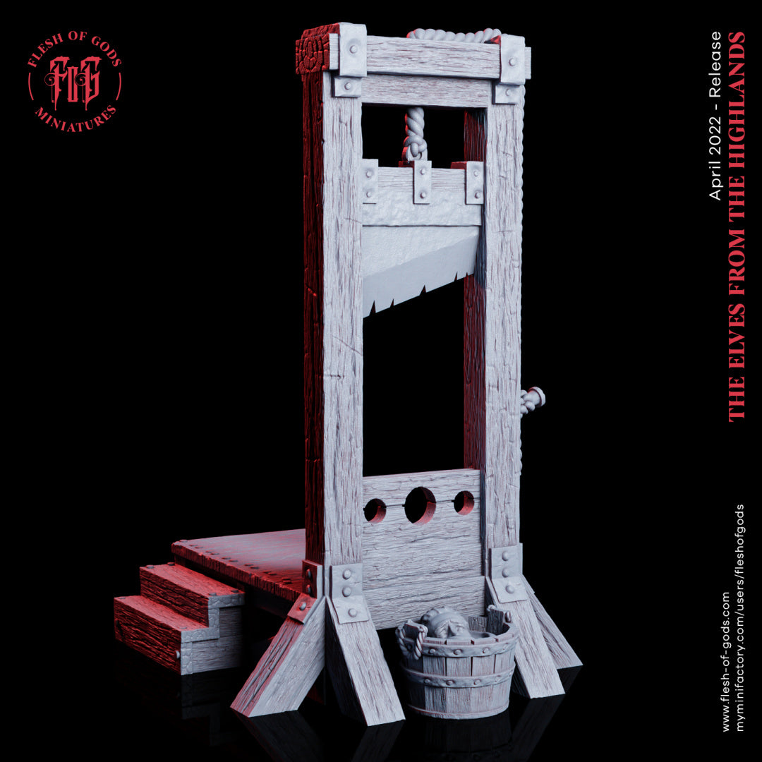 Guillotine - Elves from the Highlands - Flesh of Gods Wargaming D&D DnD