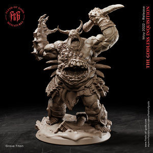 Grave Titan - The Godless Inquisition - Flesh of Gods Wargaming D&D DnD