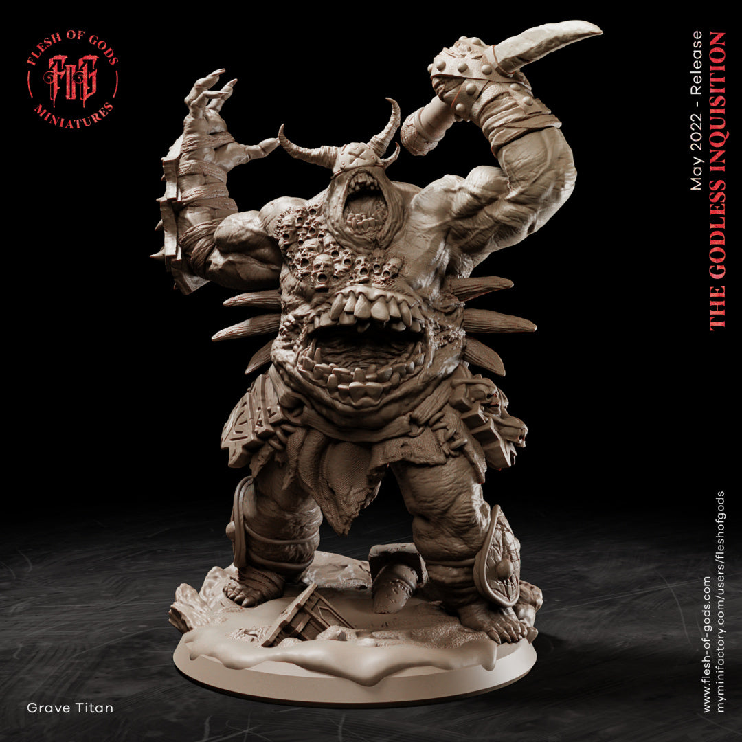 Grave Titan - The Godless Inquisition - Flesh of Gods Wargaming D&D DnD
