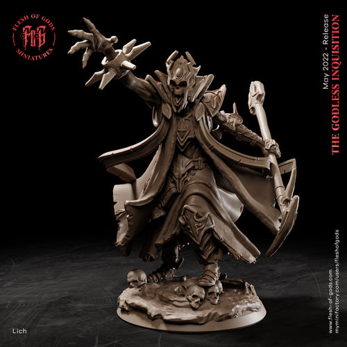 Lich - The Godless Inquisition - Flesh of Gods Wargaming D&D DnD