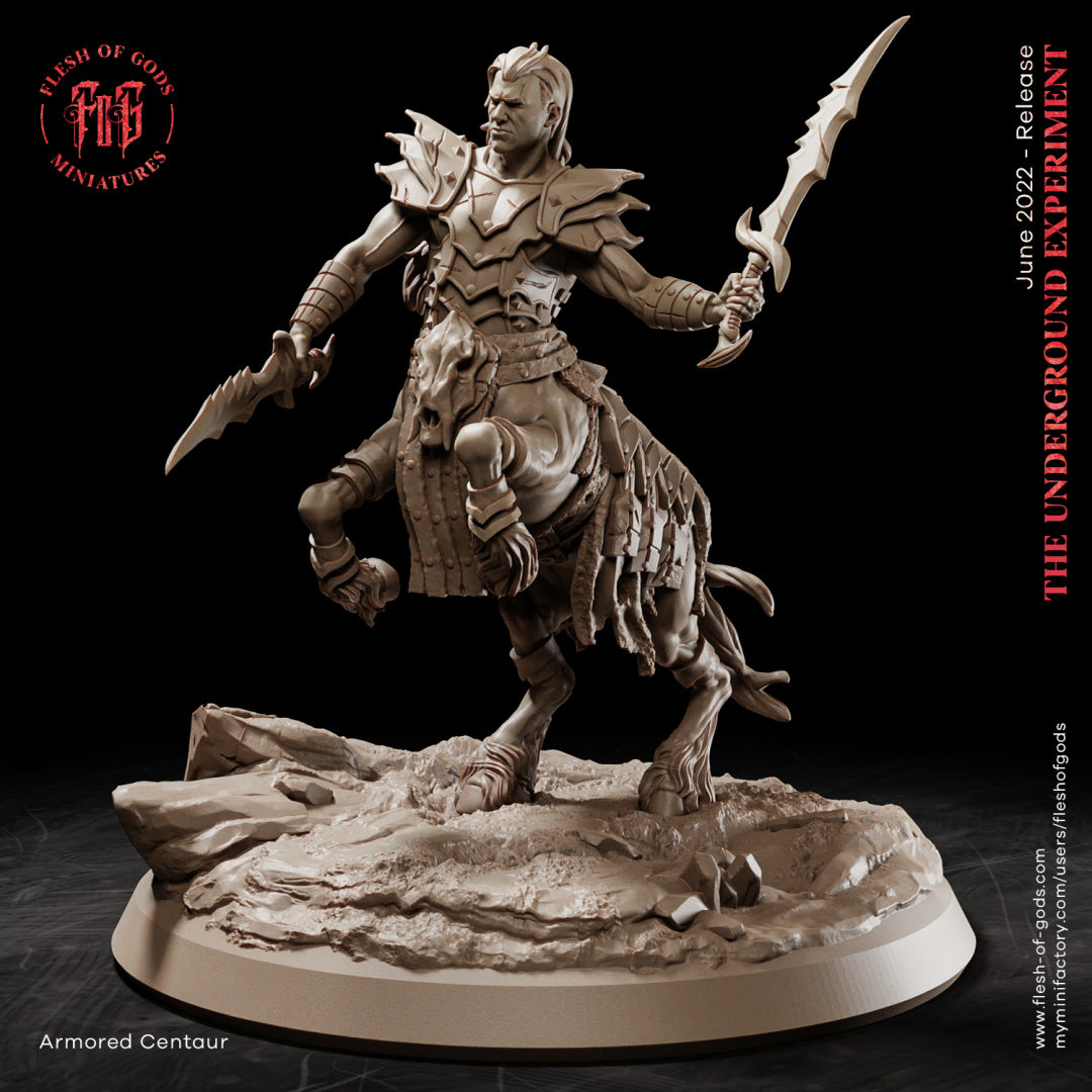 Armored Centaur - The Underground Experiment - Flesh of Gods Wargaming D&D DnD