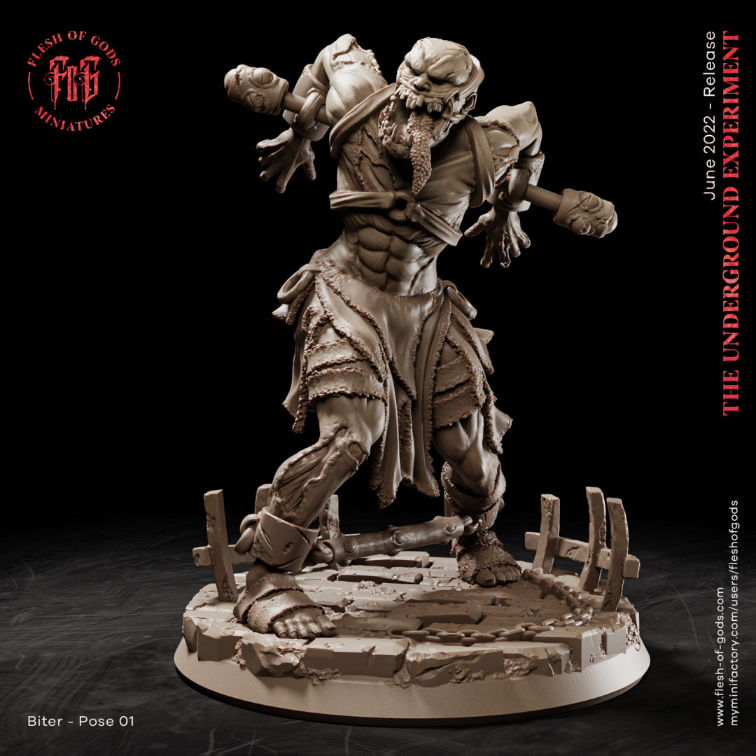 Biter-Chained - The Underground Experiment - Flesh of Gods Wargaming D&D DnD
