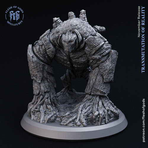 Wood Golem - Transmutation of Reality - Flesh of Gods Wargaming D&D DnD