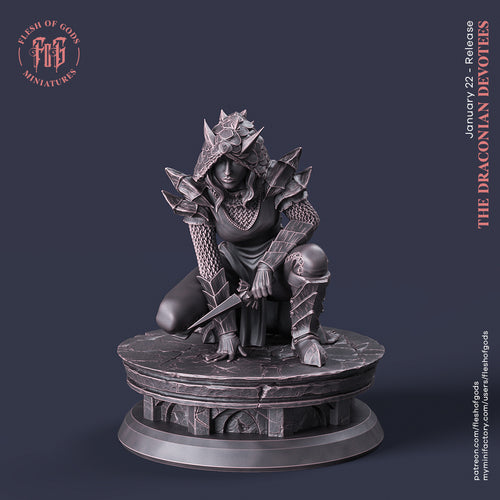 Draconian Assassin - The Draconian Devotees - Flesh of Gods Wargaming D&D DnD