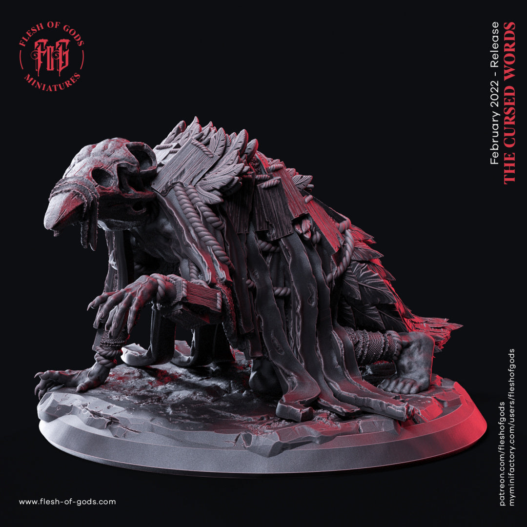 cursed dnd monsters The Raven Scourge - The Cursed Words