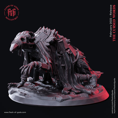 The Raven Scourge - The Cursed Words - Flesh of Gods Wargaming D&D DnD
