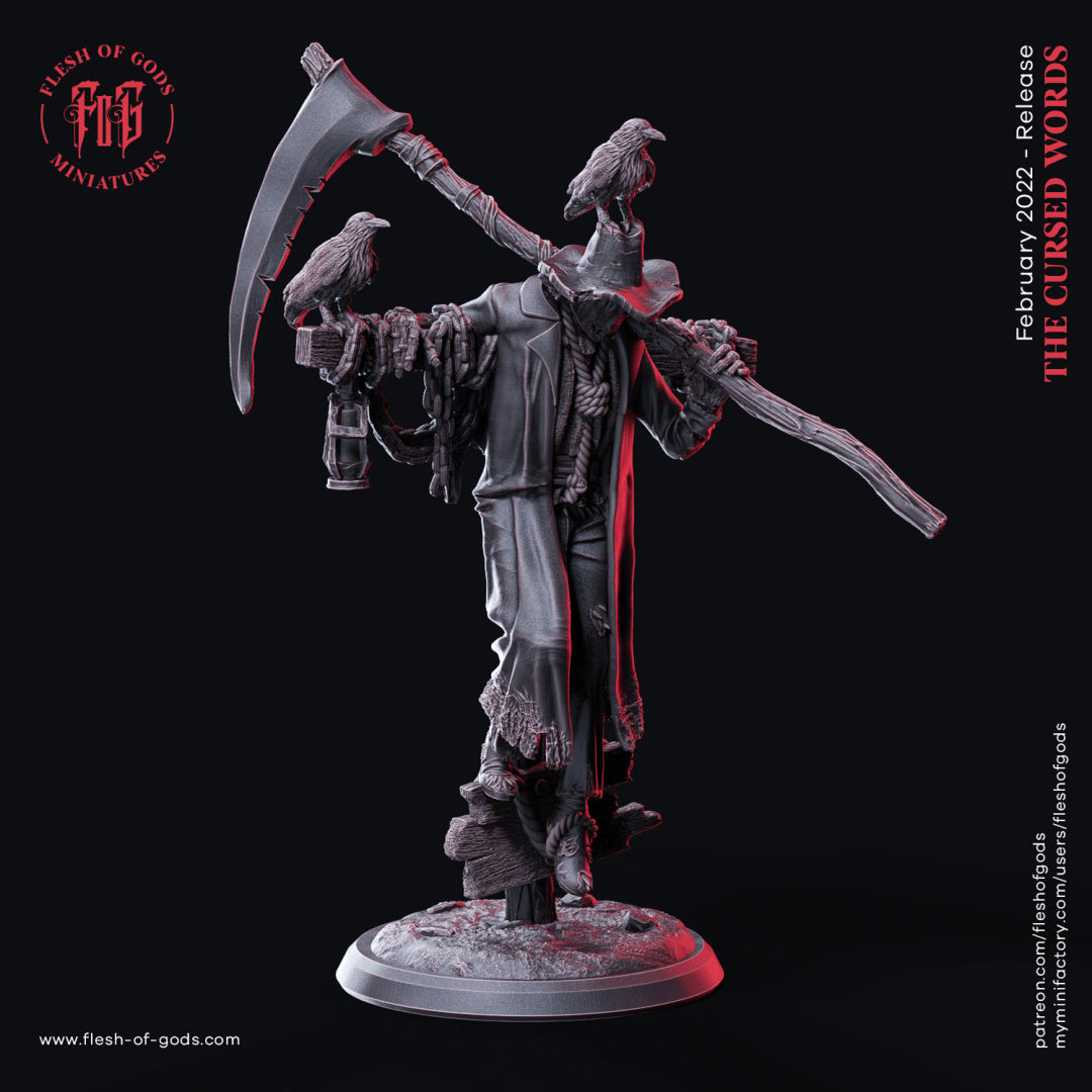 Cursed Scarecrow - The Cursed Words - Flesh of Gods Wargaming D&D DnD