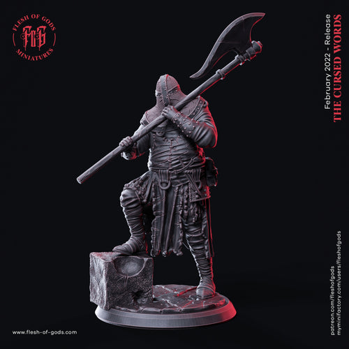 The Executioner - The Cursed Words - Flesh of Gods Wargaming D&D DnD