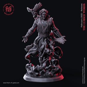 The Raven Mage - The Cursed Words - Flesh of Gods Wargaming D&D DnD