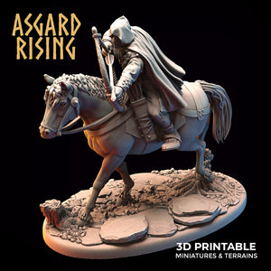 Bandit Rogue Rider Modular Set - Asgard Rising Miniatures - Wargaming D&D DnD