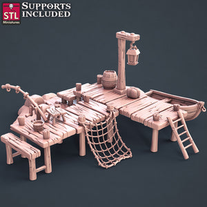 Boat Builders Set - STL Miniatures - Wargaming D&D DnD