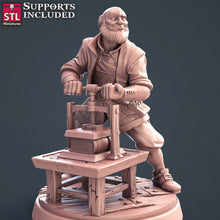 Load image into Gallery viewer, Bookbinder Set - STL Miniatures - Wargaming D&amp;D DnD