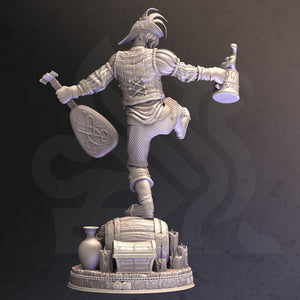 Brekken the Bodacious, Half Elf Bard - A Fallen Empire - DM Stash - Wargaming D&D DnD