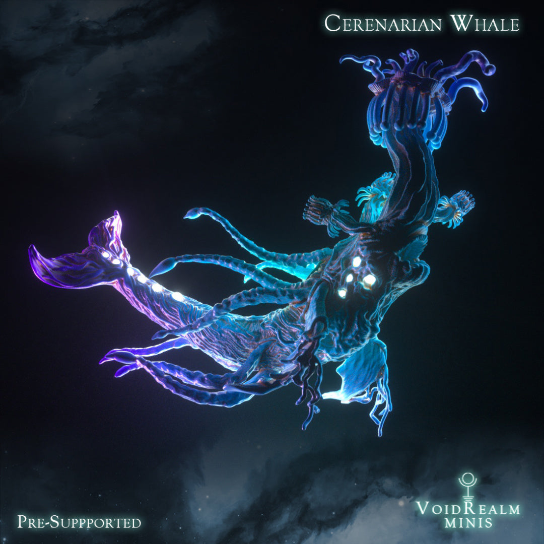 Cerenarian Whale - Dreams of Ryleh - VoidRealm Minis Wargaming D&D DnD