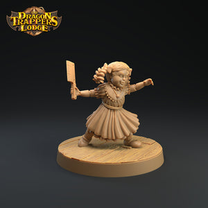 Animated Dolls - Ghost Dragon and Trapper Pack - Dragon Trapper's Lodge Wargaming D&D DnD