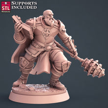 Load image into Gallery viewer, Cleric Set - STL Miniatures - Wargaming D&amp;D DnD