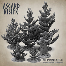 Load image into Gallery viewer, Forest Young Conifers Set - Asgard Rising Miniatures - Wargaming D&amp;D DnD