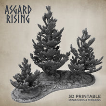 Load image into Gallery viewer, Forest Young Conifers Set - Asgard Rising Miniatures - Wargaming D&amp;D DnD