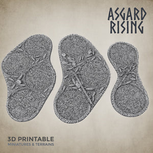 Forest Young Conifers Set - Asgard Rising Miniatures - Wargaming D&D DnD