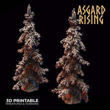 Load image into Gallery viewer, Conifers Spruce Modular Forest Set - Asgard Rising Miniatures - Wargaming D&amp;D DnD