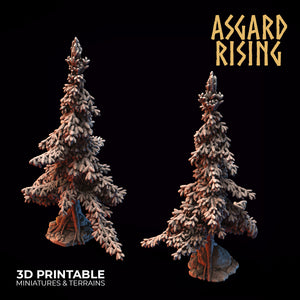 Conifers Spruce Modular Forest Set - Asgard Rising Miniatures - Wargaming D&D DnD