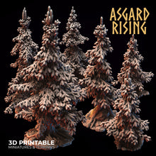 Load image into Gallery viewer, Conifers Spruce Modular Forest Set - Asgard Rising Miniatures - Wargaming D&amp;D DnD