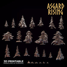 Load image into Gallery viewer, Conifers Spruce Modular Forest Set - Asgard Rising Miniatures - Wargaming D&amp;D DnD