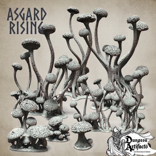 Amanita Fungi Forest Set - Asgard Rising Miniatures - Wargaming D&D DnD