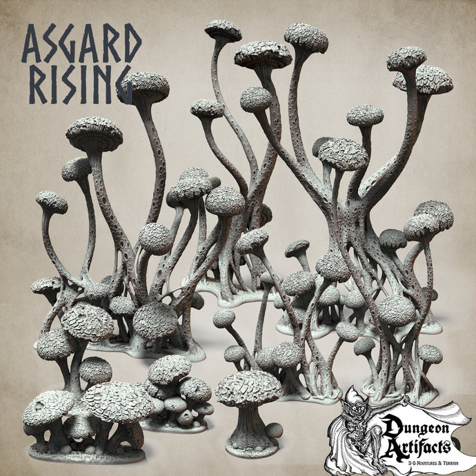 Amanita Fungi Forest Set - Asgard Rising Miniatures - Wargaming D&D DnD