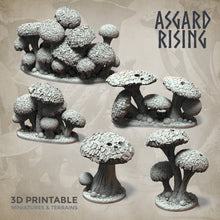 Load image into Gallery viewer, Amanita Fungi Forest Set - Asgard Rising Miniatures - Wargaming D&amp;D DnD