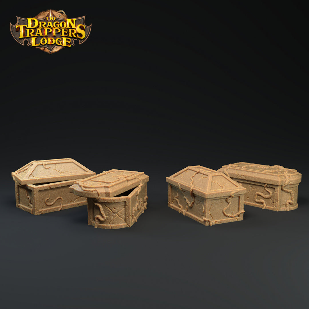 Crypts - Ghost Dragon and Trapper Pack - Dragon Trapper's Lodge Wargaming D&D DnD