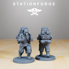 Load image into Gallery viewer, Grim Guard Armored Squad - StationForge - Wargaming D&amp;D DnD