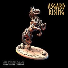 Load image into Gallery viewer, Draugr Undead Skeleton Horses - Asgard Rising - Wargaming D&amp;D DnD