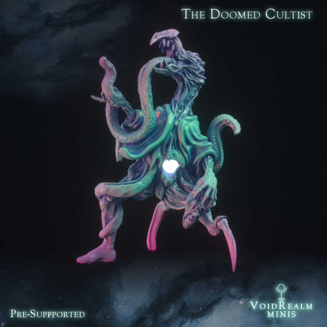 The Doomed Cultist - Invasion of the Eye Monsters - VoidRealm Minis Wargaming D&D DnD