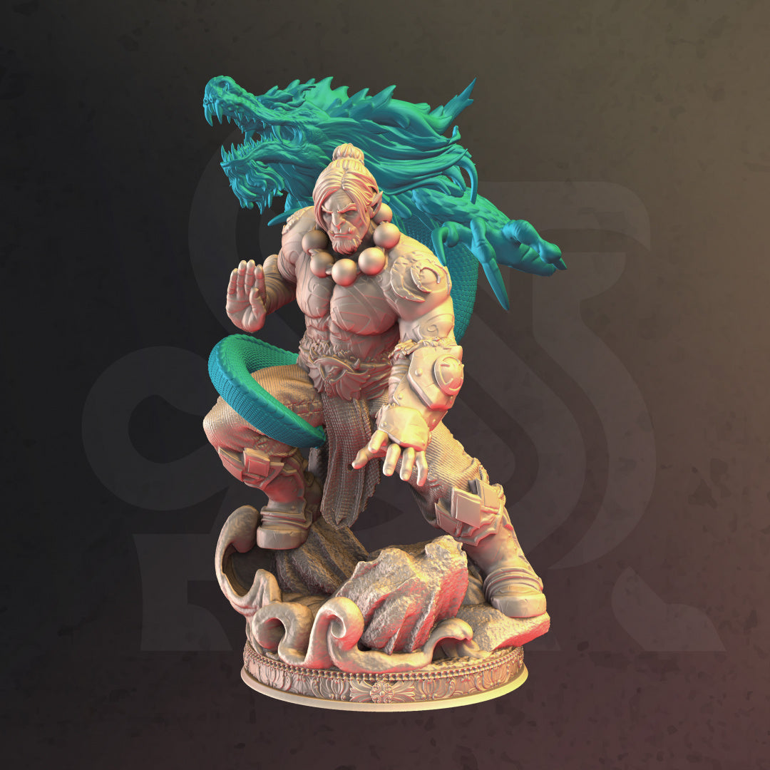Draak, Dragon Spirit Orc Monk - Hunters and Killers - DM Stash