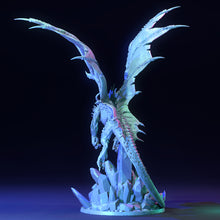 Load image into Gallery viewer, Frysa, Herald of Winter, Ice Dragon - The Scorching North - Dragon Trapper&#39;s Lodge Wargaming D&amp;D DnD