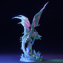Load image into Gallery viewer, Frysa, Herald of Winter, Ice Dragon - The Scorching North - Dragon Trapper&#39;s Lodge Wargaming D&amp;D DnD