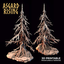 Load image into Gallery viewer, Dry Conifers Set - Asgard Rising Miniatures - Wargaming D&amp;D DnD