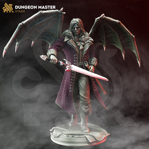 Duke Strauss, Noble Vampire - Blood From Stone - DM Stash - Wargaming D&D DnD
